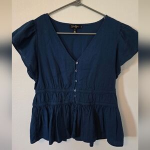 Jessica Simpson Teal Top Size Small